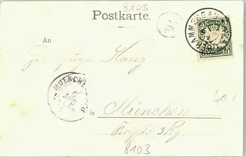 Oberammergau Passionsspiele x 1900