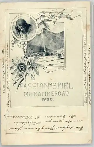 Oberammergau Passionsspiele x 1900