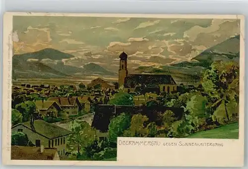Oberammergau Oberammergau  ungelaufen ca. 1900 / Oberammergau /Garmisch-Partenkirchen LKR