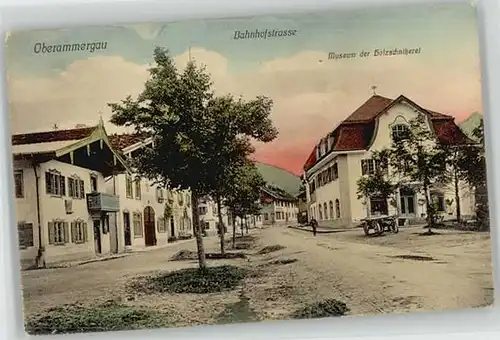 Oberammergau Bahnhofstrasse  x 1910