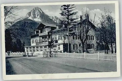 Mittenwald Hotel Pension Karwendel x 1935