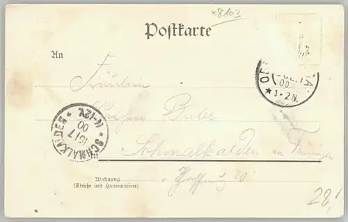 Oberammergau Gasthof Post x 1900