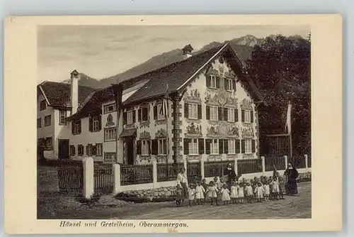 Oberammergau Oberammergau Haensel Gretel Heim ungelaufen ca. 1920 / Oberammergau /Garmisch-Partenkirchen LKR