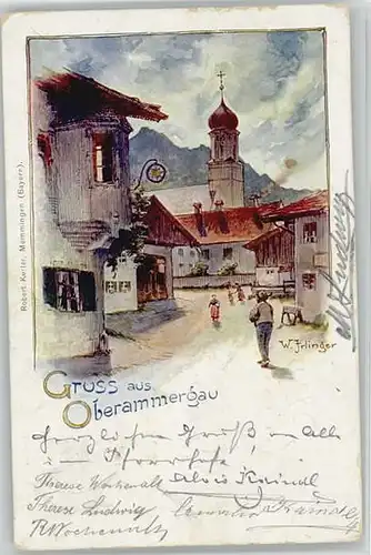 Oberammergau Oberammergau KuenstlerW. Irlinger x 1900 / Oberammergau /Garmisch-Partenkirchen LKR