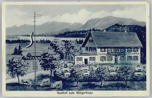 Bad Toelz Gasthof Zum Walgerfranz x 1929