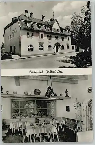 Bad Toelz Bad Toelz Gasthaus Lindenhof ungelaufen ca. 1955 / Bad Toelz /Bad Toelz-Wolfratshausen LKR