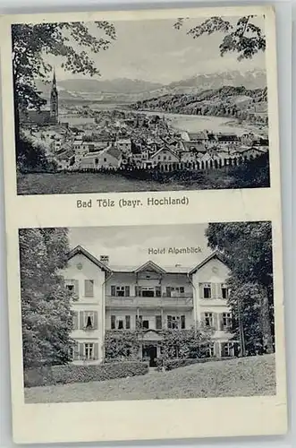 Bad Toelz Hotel Alpenblick x 1936