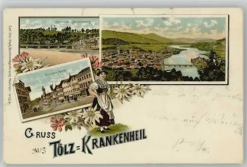Bad Toelz Bad Toelz Isarbruecke  x 1900 / Bad Toelz /Bad Toelz-Wolfratshausen LKR
