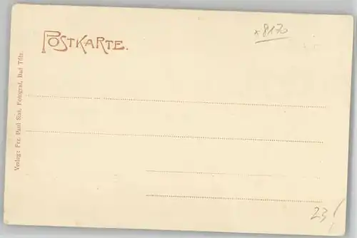 Bad Toelz Bad Toelz [Verlag] Nuechternbrunn ungelaufen ca. 1900 / Bad Toelz /Bad Toelz-Wolfratshausen LKR