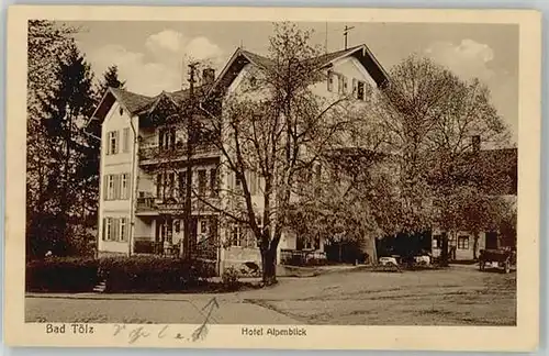 Bad Toelz Bad Toelz Hotel Aplenblick x 1927 / Bad Toelz /Bad Toelz-Wolfratshausen LKR
