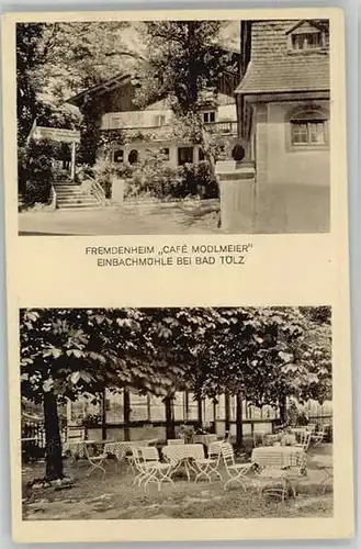 Bad Toelz Bad Toelz Fremdenheim Modlmeier ungelaufen ca. 1920 / Bad Toelz /Bad Toelz-Wolfratshausen LKR