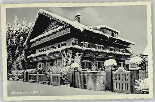 Bad Toelz Bad Toelz Kurheim Klara o 1932 / Bad Toelz /Bad Toelz-Wolfratshausen LKR