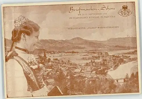 Bad Toelz Bad Toelz Briefmarken Schau x 1938 / Bad Toelz /Bad Toelz-Wolfratshausen LKR