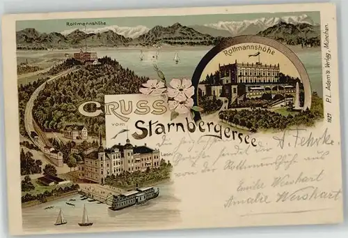 Starnberg Rottmannshoehe x 1899