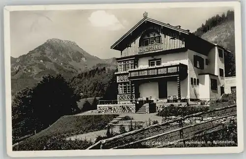 Oberaudorf Cafe Hummelei x 1936