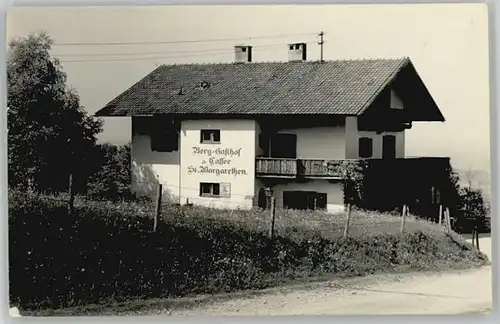 Oberaudorf [Stempelabschlag] Gasthof Cafe St. Margarethen x 1956