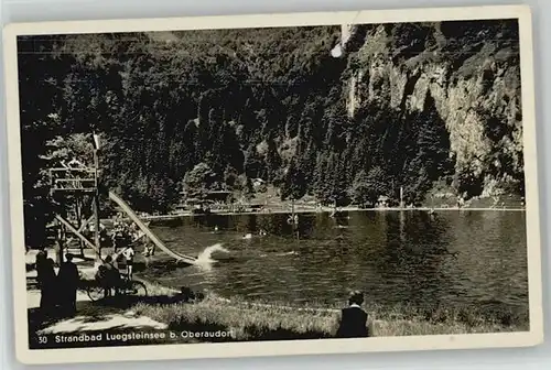 Oberaudorf Strandbad Luegsteinsee x 1935
