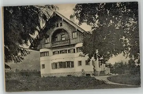 Oberaudorf Oberaudorf Landheim Dr. Calr Riemerschmid Stiftung ungelaufen ca. 1910 / Oberaudorf /Rosenheim LKR