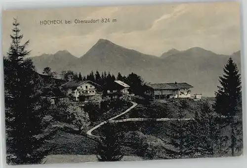Oberaudorf Hocheck Feldpost  x 1918