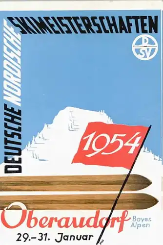 Oberaudorf Skimeisterschaften o 1954