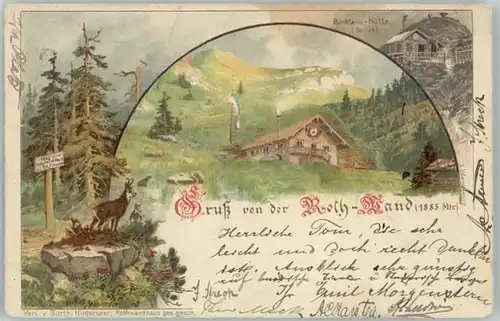 Schliersee Roth Wand x 1898