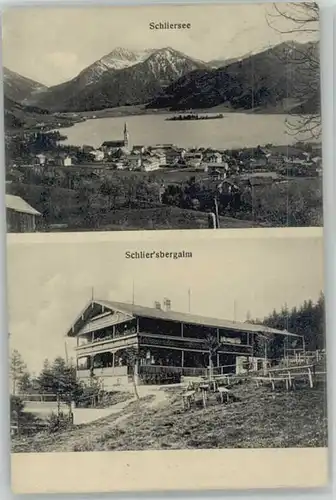 Schliersee Schliersbergalm x 1911