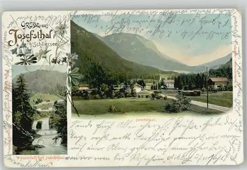 Schliersee Josefstal x 1902