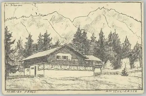 Schliersee Pension Fehle x 1930