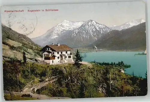 Schliersee Wirtschaft Kegelstein x 1910