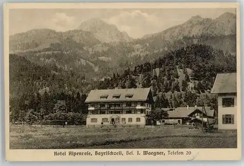 Bayrischzell Bayrischzell Hotel Alpenrose o 1926 / Bayrischzell /Miesbach LKR