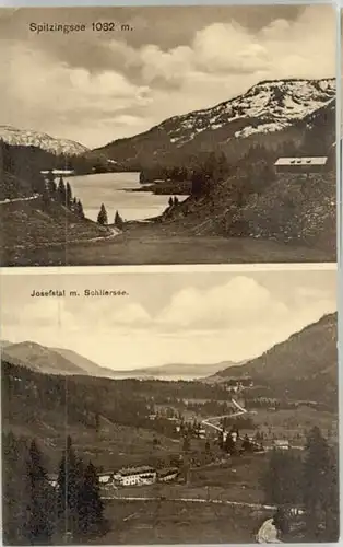 Schliersee Spitzingsee Josefstal x 1926