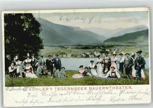 Tegernsee Bauerntheater x 1903