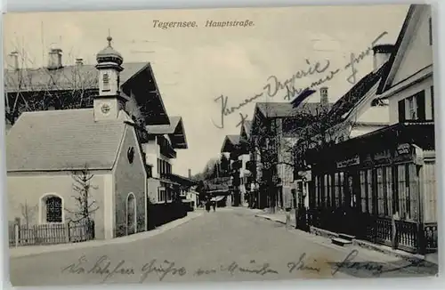 Tegernsee Hauptstrasse x 1922