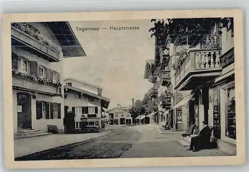 Tegernsee Hauptstrasse x 1927