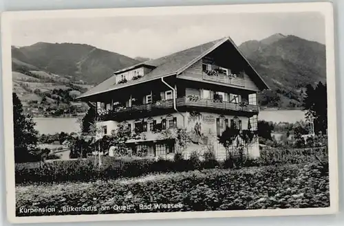 Bad Wiessee Pension  Birkenhaus am Quell x 1955