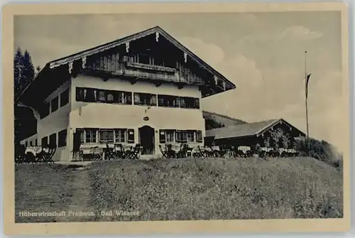 Bad Wiessee Bad Wiessee Wirtschaft Freihaus ungelaufen ca. 1920 / Bad Wiessee /Miesbach LKR