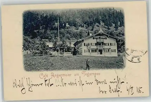 Tegernsee Tegernsee Cafe Angermeier x 1898 / Tegernsee /Miesbach LKR