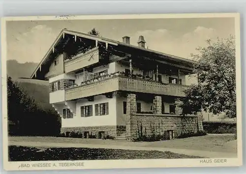 Bad Wiessee Haus Geier x 1930