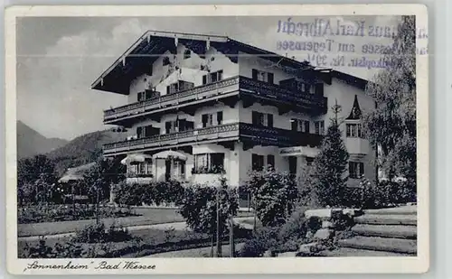 Bad Wiessee Bad Wiessee Sonnenheim ungelaufen ca. 1930 / Bad Wiessee /Miesbach LKR