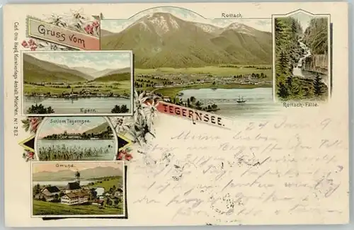 Tegernsee Schloss Gmund Rottach Egern x 1897