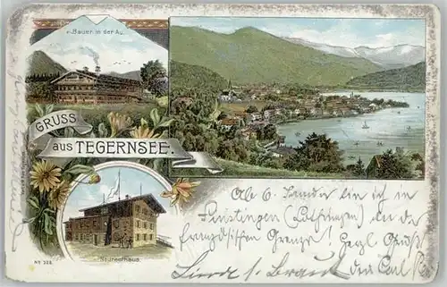 Tegernsee Bauer in der Au Neureuthaus x 1897