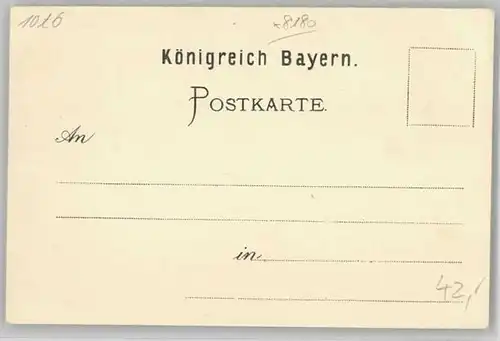 Tegernsee Tegernsee Sengerschloss ungelaufen ca. 1900 / Tegernsee /Miesbach LKR