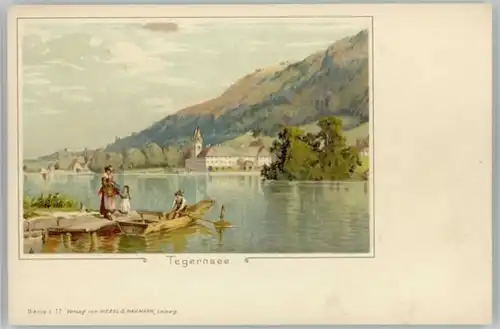 Tegernsee Tegernsee  ungelaufen ca. 1900 / Tegernsee /Miesbach LKR