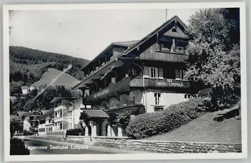 Tegernsee Tegernsee Seehotel Luitpold ungelaufen ca. 1955 / Tegernsee /Miesbach LKR