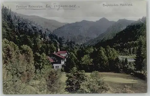 Tegernsee Pension Raineralpe x 1910