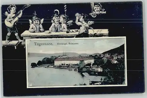 Tegernsee Tegernsee Schloss x 1908 / Tegernsee /Miesbach LKR