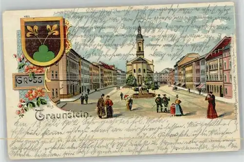 Traunstein Oberbayern Traunstein  x 1902 / Traunstein /Traunstein LKR