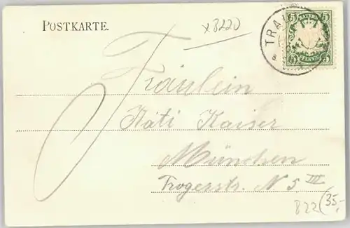 Traunstein Oberbayern Traunstein Koenigstrasse x 1907 / Traunstein /Traunstein LKR