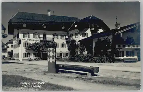 Ruhpolding Ruhpolding Gasthof zur Post ungelaufen ca. 1930 / Ruhpolding /Traunstein LKR