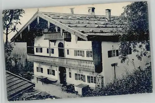 Ruhpolding Gasthaus zum Brandler x 1924